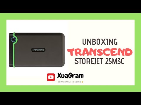 UNBOXING || TRANSCEND StoreJet 25M3C 2TB
