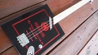 3 String Electric Cigar Box Guitar... The PDR
