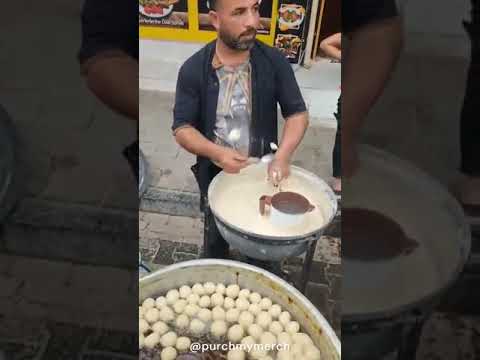 Luqaimat Speedrun Any% - The fastest way to make fried dough balls | #FastWorkers #Short