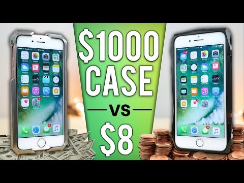 $8 iPhone Case vs $1000 Case DROP Test!