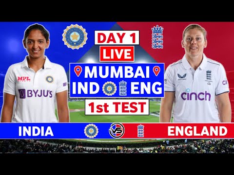 India Women vs England Women 1st Test Live Scores | IND W vs ENG W 1st Test Live Scores & Commentary