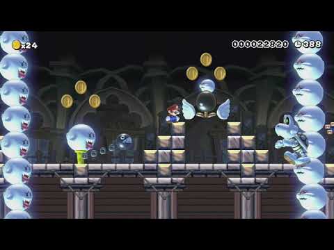 Trouble in Big Boo's Mansion by FabioYT - Super Mario Maker - No Commentary 1bl