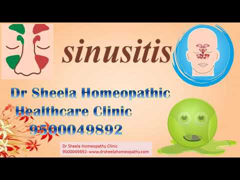 Sinusitis Treatment Chennai Dr Sheela Homeopathy