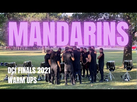 Mandarins Drumline 2021 - DCI Finals - Warm Ups
