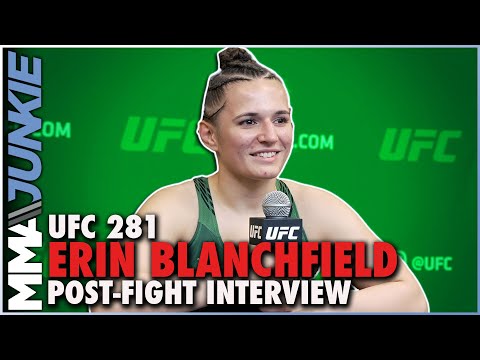 Erin Blanchfield Explains Shoulder Brush After Molly McCann Domination | UFC 281