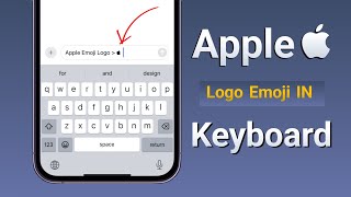 How To Add Apple Logo Emoji In Your Keyboard #iphone