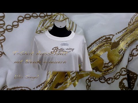 T-Shirt Ausschnitt erneuern, verändern, erweitern - Lilo Siegel