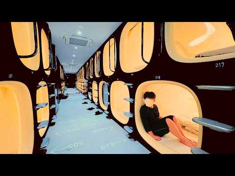 3 Tage in Japans futuristischen Kapselhotels 🇯🇵 | Kulinarische Tour durch Tokio