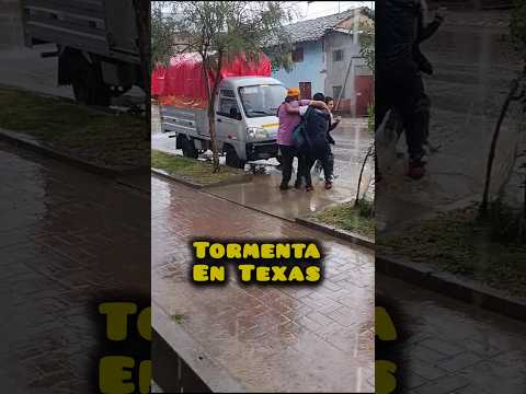 tormenta en Texas city 🥶#tormenta #lluvia #cajabamba #cajamarca #humor #lenfox