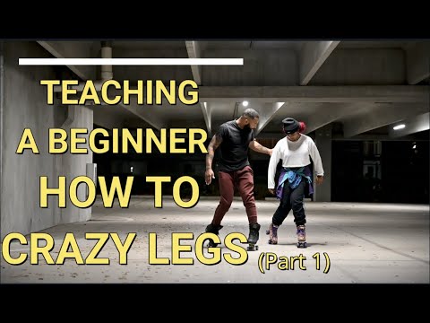 Teaching A Beginner Skater How To Crazy Legs - Part 1