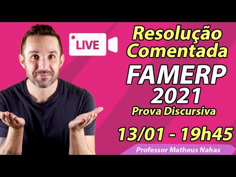 LIVE - CORREÇÃO - FAMERP 2021