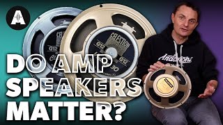 Video thumbnail for Do Speakers Make a Difference? - Trying Different Celestion Speakers in a Fender Blues Junior! by Andertons Music Co