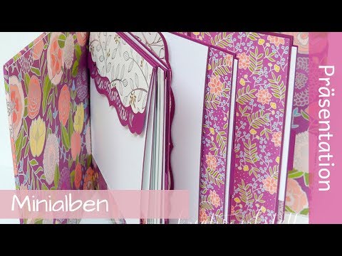 Minialben - Mini Albums - mit Produkten von Stampin' Up!