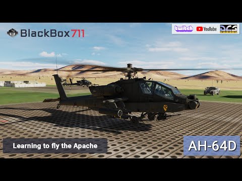 DCS Apache AH-64D | Learning to fly as Pilot and Gunner