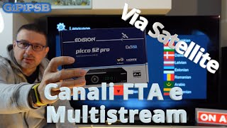 Decoder Satellitare Edision Picco S2 PRO - per i canali FTA e Multistream