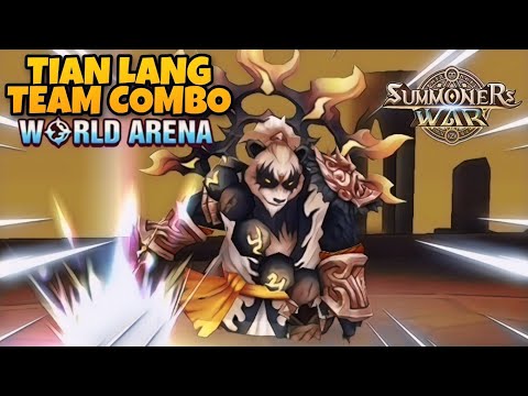 Tian Lang Team Combo in World Arena - Summoners War