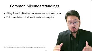 3 Common Misunderstandings: Filing Form 1120 Does Not Mean Corporate Taxation