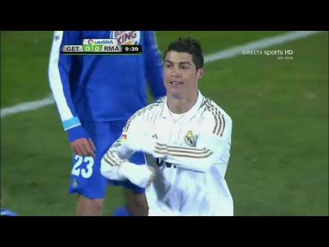 La Liga 2011/12: Jornada 22ª - Getafe VS Real Madrid (1ª Parte) ● PARTIDO COMPLETO