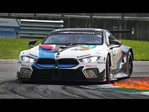 BMW M8 GTE In Action at Monza Circuit ahead of the 24 Hours of Le Mans 2018!