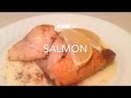 Salmon in the halogen oven (frozen) 