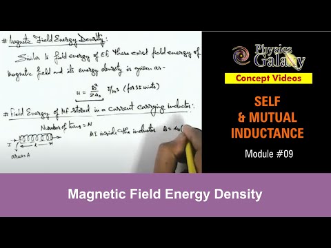 Class 12 Physics | Self & Mutual Induction | #9 Magnetic Field Energy Density | For JEE & NEET