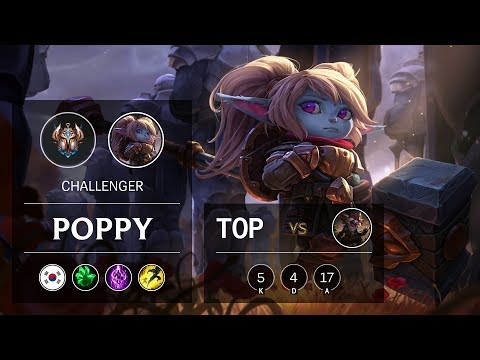 Poppy Top vs Kled - KR Challenger Patch 9.24