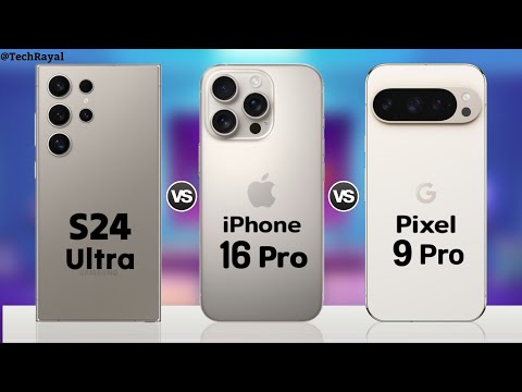 Samsung Galaxy S24 Ultra vs iPhone 16 Pro vs Google Pixel 9 Pro || Full Comparison