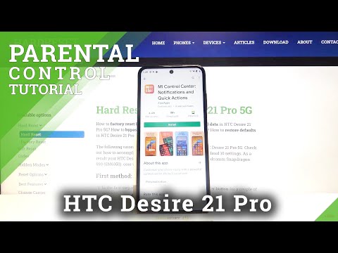 How to Download MIUI 12 Control Center on HTC Desire 21 Pro – Apply XIAOMI Control Center