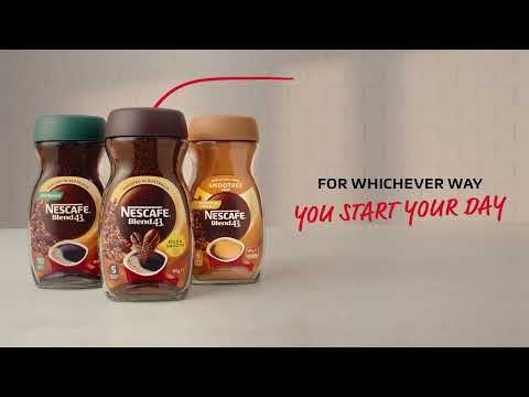 The NESCAFÉ Blend 43 range.