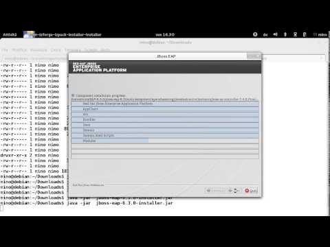 How to install JBoss Eap 6.3 on Debian 7 in less of 2 minutes