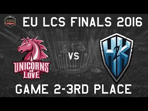 UOL vs H2K Game 2 | 3rd Place - EULCS Finals - Unicorns of Love vs. H2K Gaming | LoL Esports 247