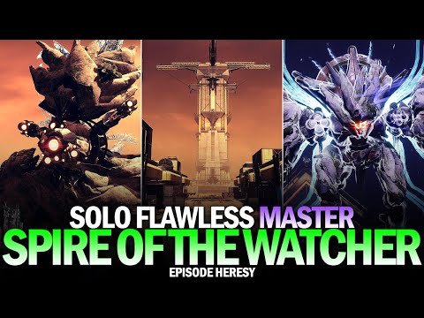 Solo Flawless Master Spire of the Watcher Dungeon [Destiny 2]