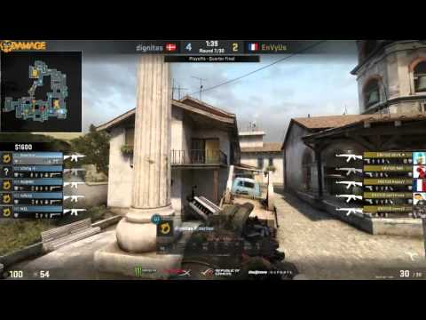 Dignitas vs. EnVyUs | Viertelfinale, DreamHack Masters Malmö 2016 | de_inferno Map 1