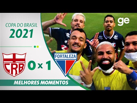 Gols e lances de CRB x Fortaleza