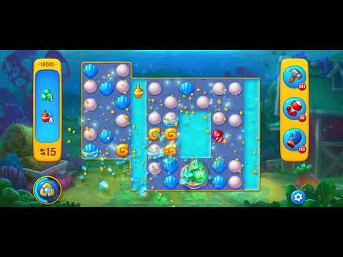 Fishdom level 10515 no boosters フィッシュダム ノーマル