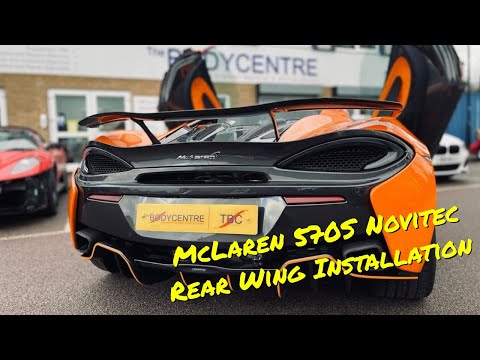 McLaren 570S Novitec Rear Wing Installation 🍏