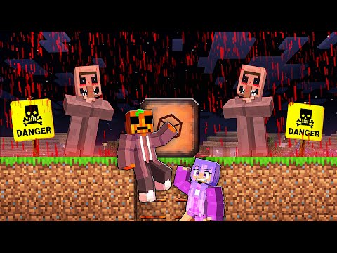 LLUVIA DE SANGRE vs. BUNKER SECRETO - Minecraft