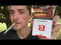 Smoking A Sampoerna A Mild Clove Cigarette Review