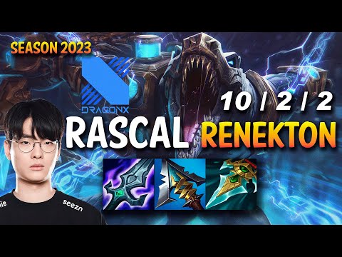 DRX Rascal RENEKTON vs KLED Top - KR Ranked