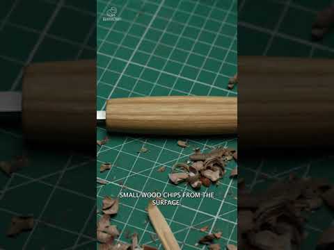 Part of a video titled Carve it up! Discover three types of wood carving, from relief to chip to 
...