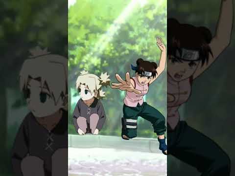 Tenten VS Temari #narutoanime #whosthestrongest #tenten #temari