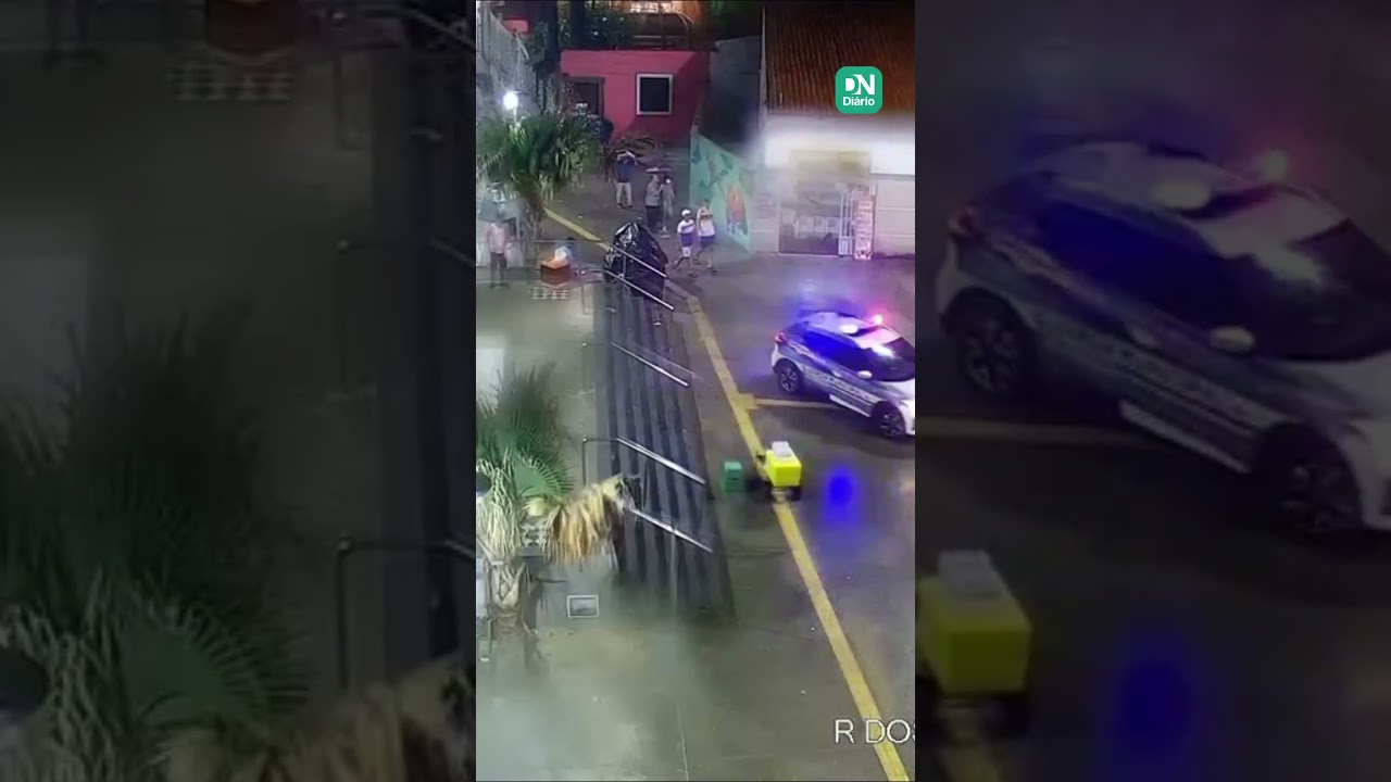 Imagem da notícia Jovens são flagrados raspando pintura de mirante na Praia de Iracema