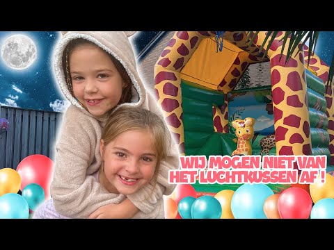 ZO LANG MOGELIJK OP HET LUCHTKUSSEN MET VRIENDINNETJE !! (WIE WINT DE OPDRACHTEN??)