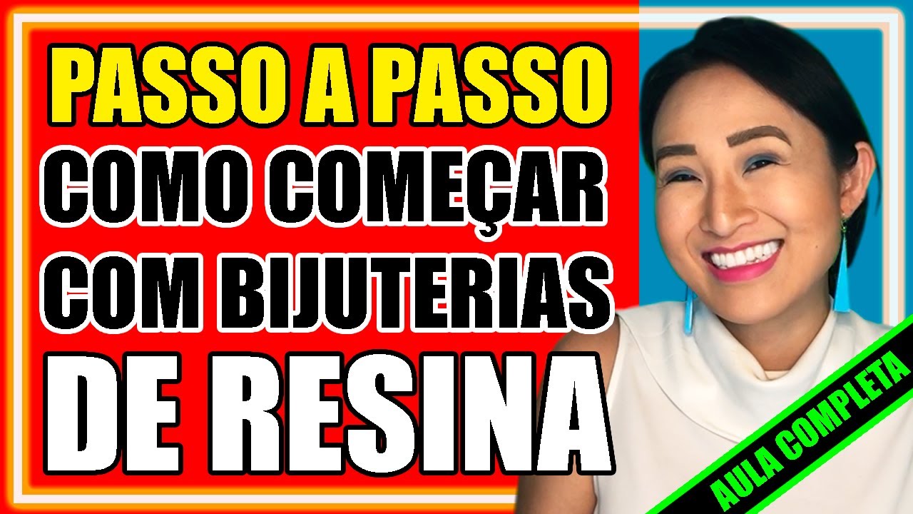 EU COMEÇARIA ASSIM A PRODUZIR BIJUTERIAS DE RESINA POLIÉSTER CRISTAL