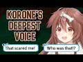 Korone S Deepest Voice Caught Everyone Off Guard Hololive