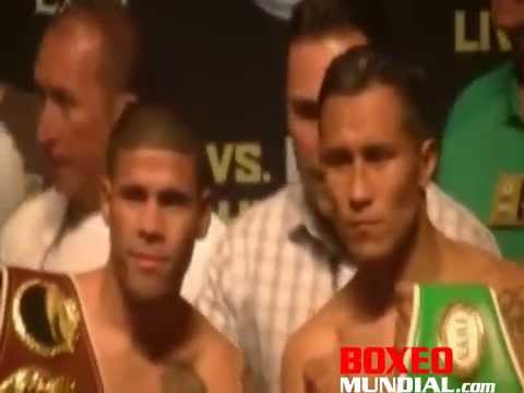 Official Weigh-in: Juanma Lopez 130 vs. Francisco Vargas 129