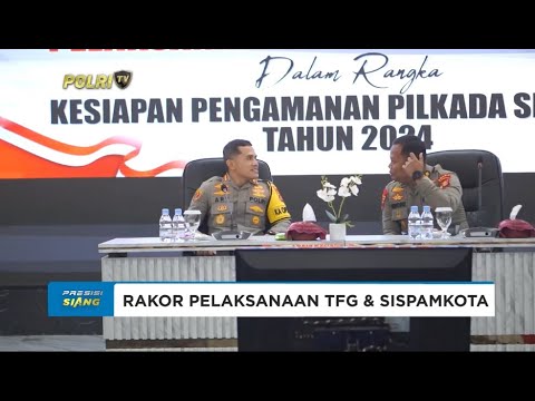 RAKOR PELAKSANAAN TFG DAN SISPAMKOTA DI POLRESTA SAMARINDA