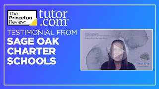 Tutor.com | Testimonial from Chenin Northgrave, Sage Oak Charter Schools