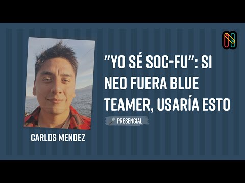 "Yo sé SOC-fu": si Neo fuera blue teamer, usaría esto