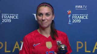 Alex Morgan – Player of the Match – England v USA video